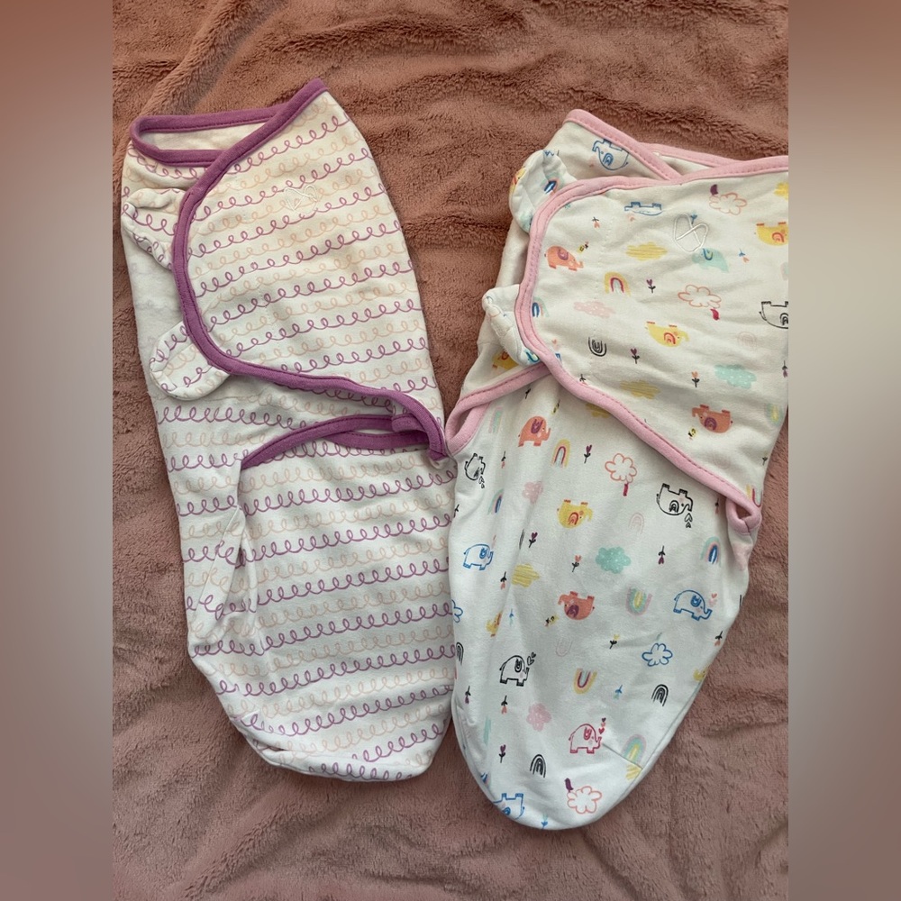 SOLD-2 pack of Swaddle Me sleep sacks